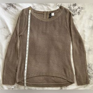 H&M Brown Knit Sweater - Size 2